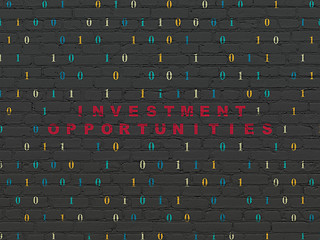 Image showing Business concept: Investment Opportunities on wall background
