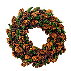 Image showing Christmas wreath