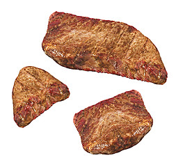 Image showing pieces of fried meat