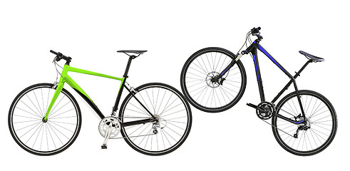 Image showing two bicycles