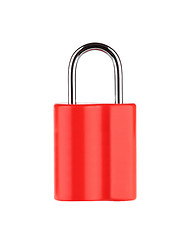 Image showing lock on a white background