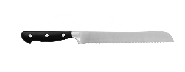 Image showing Kitchen knife isolated on white background