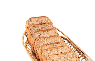 Image showing Basket with bread