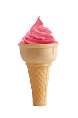 Image showing Strawberry ice cream