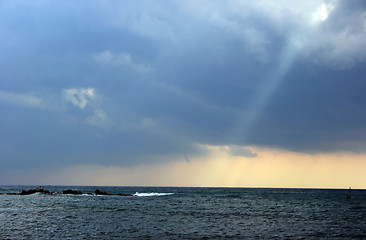 Image showing The sky and the sea