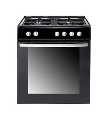 Image showing gas cooker over the white background