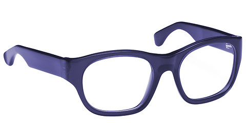 Image showing blue glasses isolated on a white background