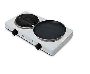Image showing Electric stainless steel stove