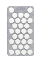 Image showing Pack of Medical Pills isolated