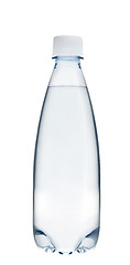 Image showing Small glass water bottle