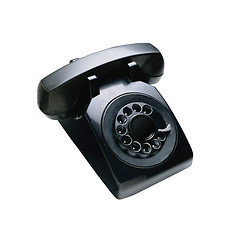 Image showing telephon with rotary dial