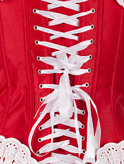 Image showing corset isolated on white