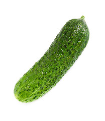 Image showing Cucumber isolated on white background