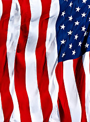 Image showing American flag background