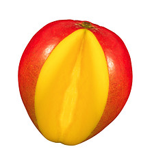 Image showing Mango with section