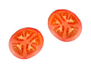 Image showing slices of tomato