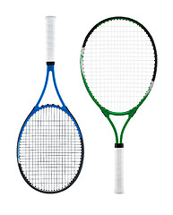 Image showing Tennis rackets