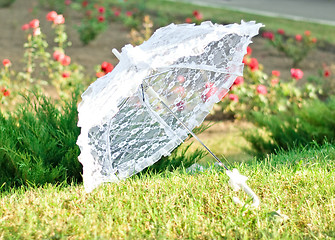 Image showing weddings umbrella