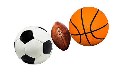 Image showing group of sports balls