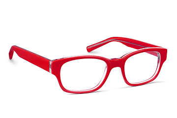 Image showing red Eyeglasses frame