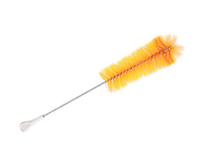 Image showing Yellow cleaning brush