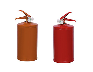 Image showing fire extinguishers