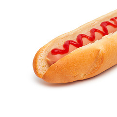 Image showing hot dog close-up