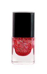 Image showing Red nail polisher
