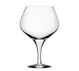 Image showing Empty wine glass. isolated on a white background