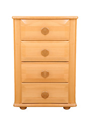 Image showing Wooden dresser isolated