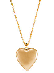 Image showing Golden heart pendant