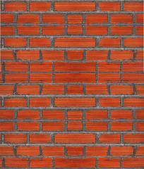 Image showing red brick wall