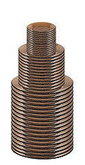 Image showing Stack of plates