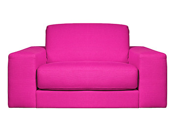 Image showing pink armchair