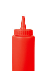 Image showing ketchup bottle on a white background