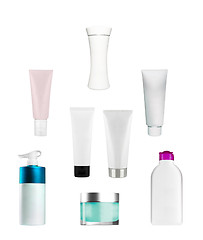 Image showing composition of bottles and tubes