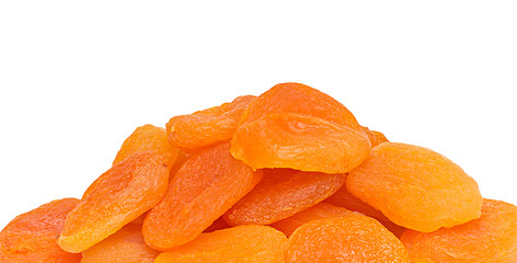 Image showing heap of dried apricots