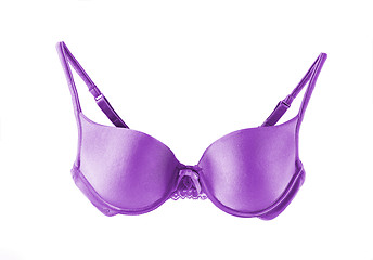 Image showing Violet bra isolated on a white background