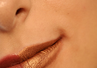 Image showing bright lips