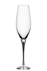 Image showing empty champagne glass