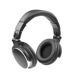 Image showing Headphones on White background