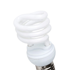 Image showing Fluorescent light bulb