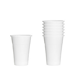 Image showing plastic cups