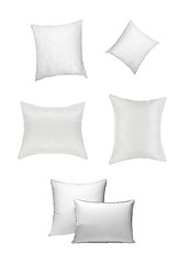 Image showing pillows isolated on white