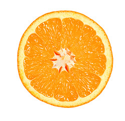 Image showing Slice of fresh orange