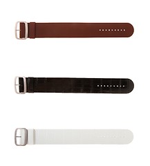Image showing Strap on a wristwatch