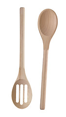 Image showing Wooden cooking utensils