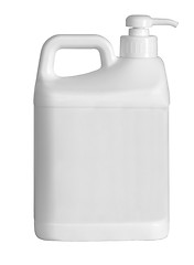 Image showing Plastic canister, on white background.