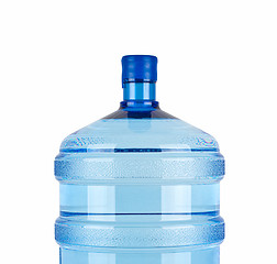 Image showing close up of large bottle for pure water