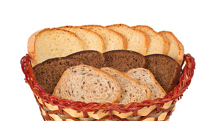 Image showing bread in basket